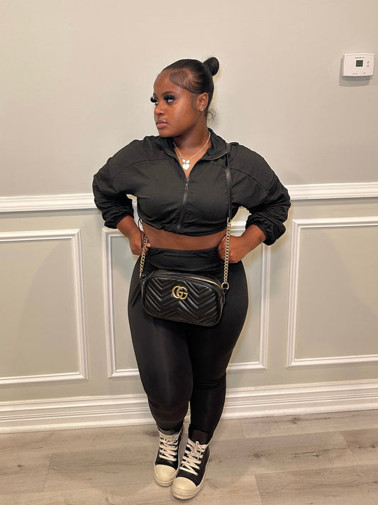 Catching feelings 2 piece set black