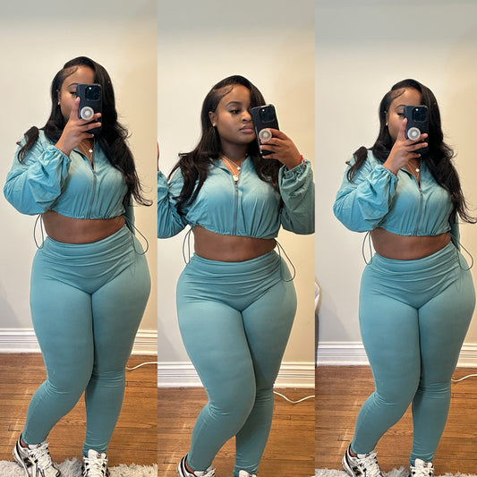 Catching feelings 2 piece set Green