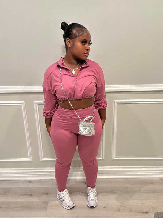 Catching feelings 2 piece set Purple